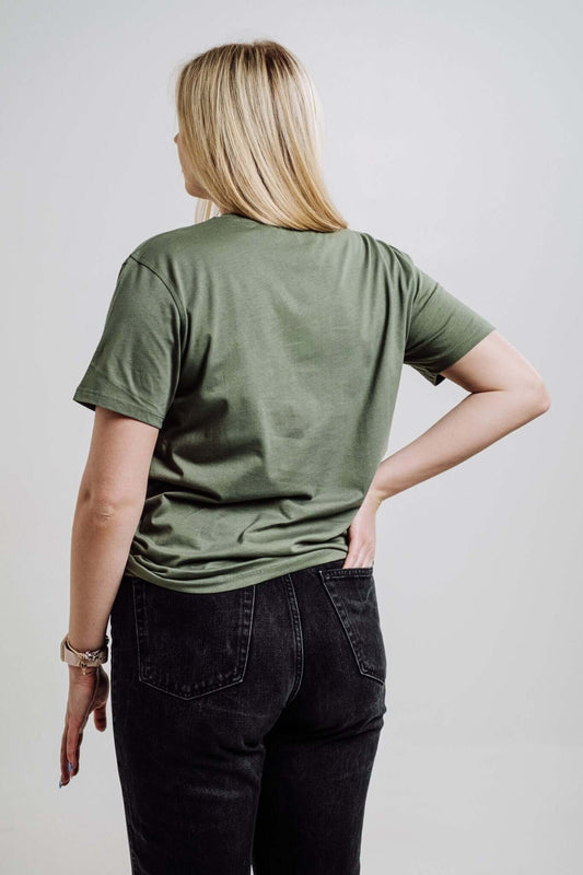 Deer T-shirt - Khaki-The Urban Outpost