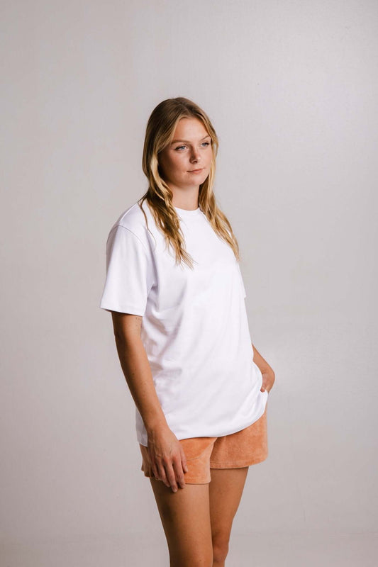 Heavy T-shirt - White-The Urban Outpost