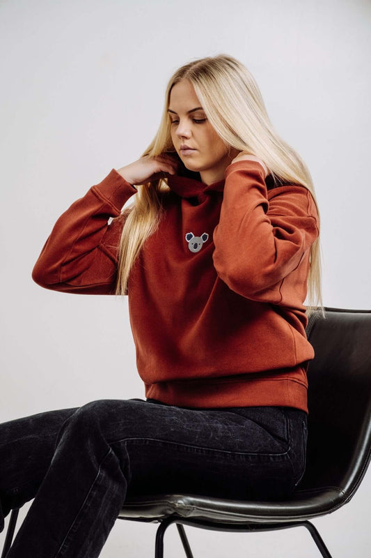 Koala Hoodie - Terracotta-The Urban Outpost