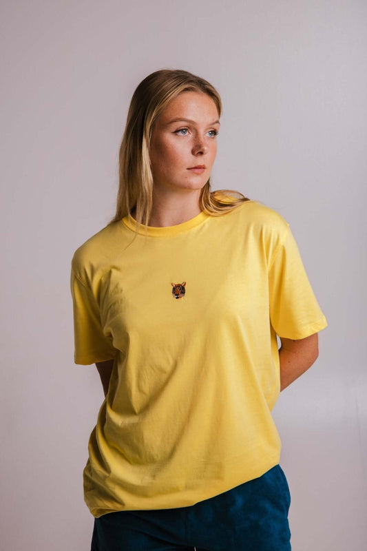 Tiger T-shirt - Yellow-The Urban Outpost